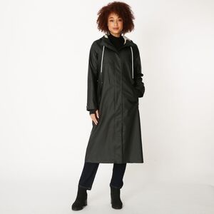 MERNINI Full Length Trench Raincoat Black 2XL